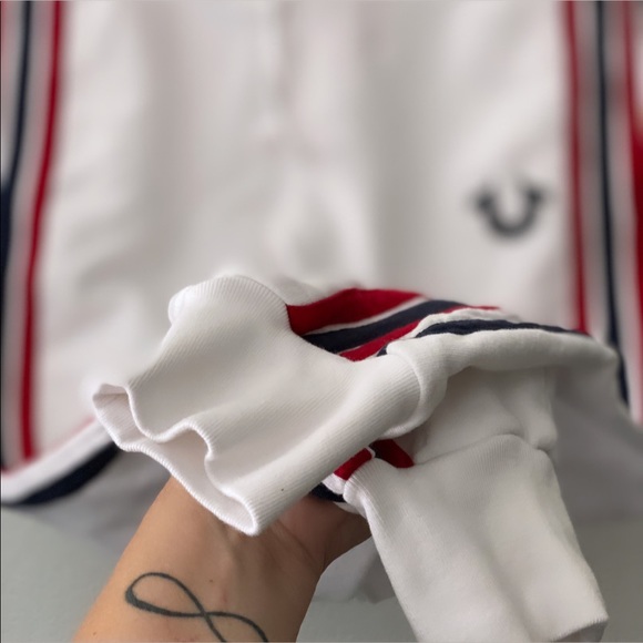 SOLD❣️True Religion Rainbow Multi Stripe Jogger Sweatpants - Picture 6 of 12